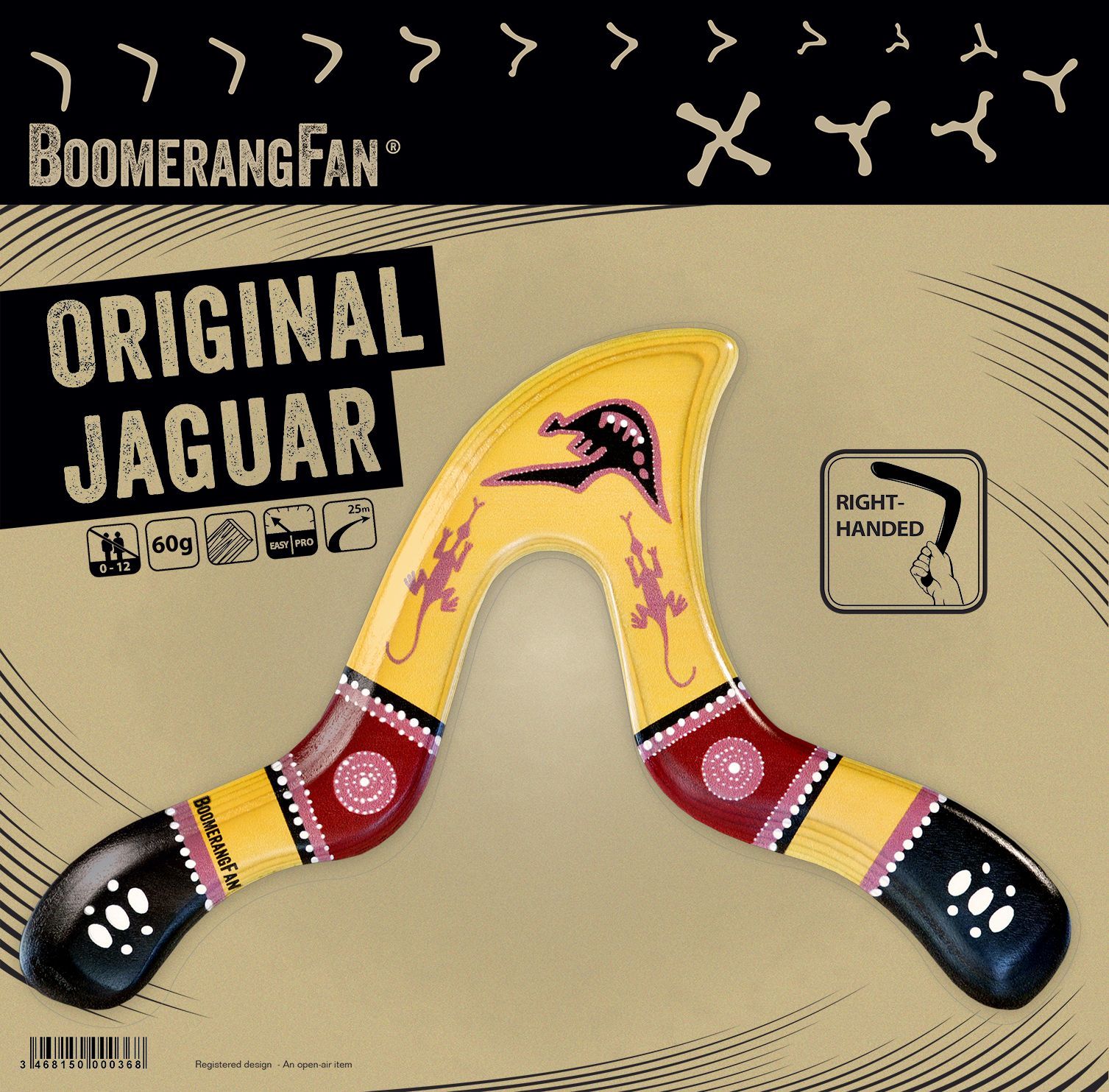 BoomerangFan Original Jaguar - Levoruký