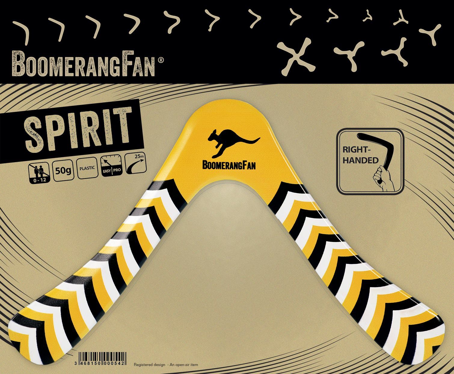 BoomerangFan Spirit - Levoruký