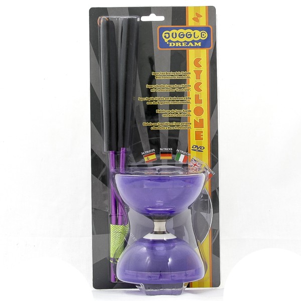 Diabolo s ložiskem Cyclone Quartz 2 + ovládací hůlky
