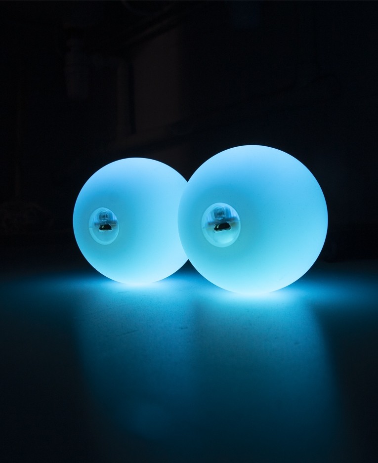 LED Poi Oddballs 70mm USB Pro - dobíjecí