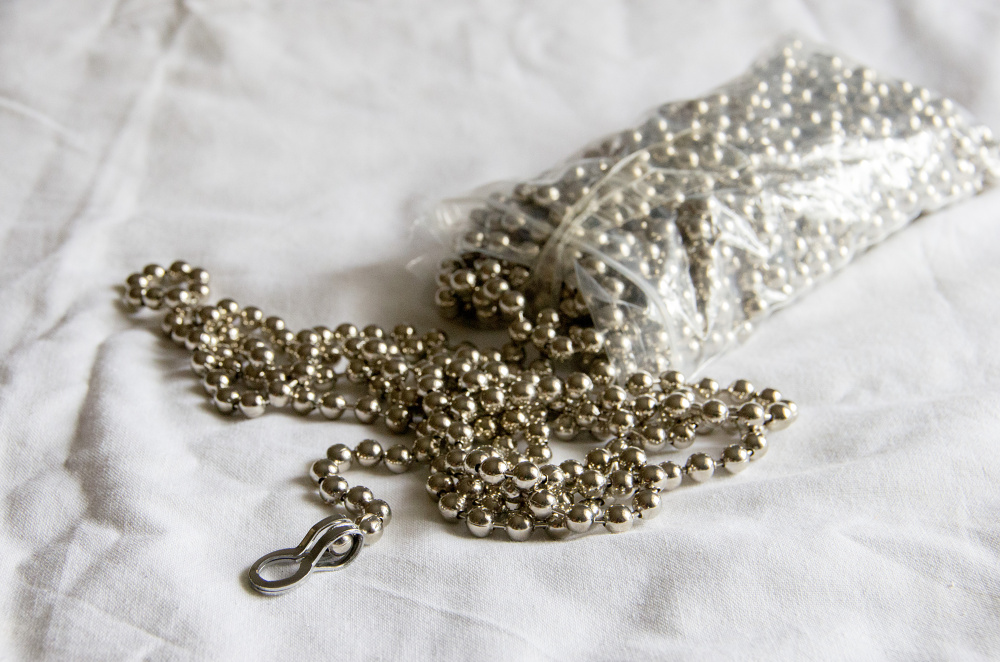 Kuličkový řetěz - 1 metr