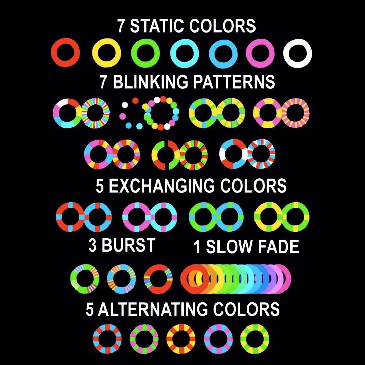 Juggle-Light Fibre Optic S Staff - 'Multi-Light'