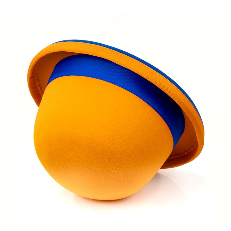 Klobouk na žonglování - Buřinka Oranžová-Modrá