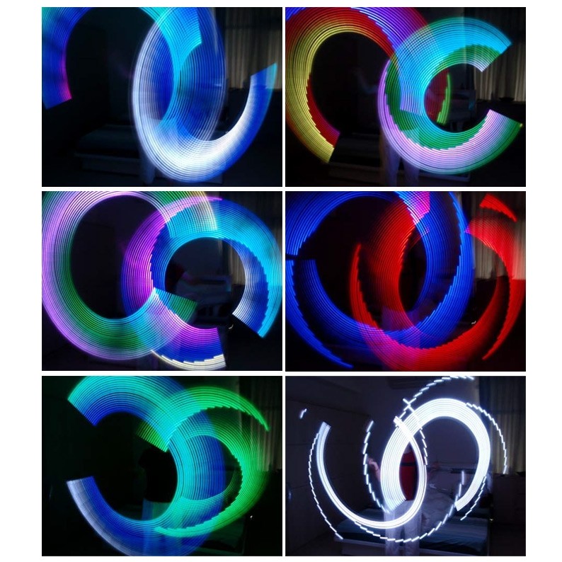 Juggle Dream 300 mode Remote Control LED Poi