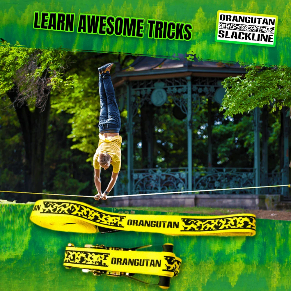 ORANGUTAN SLACKLINE 15M - 50MM s ochranou stromů