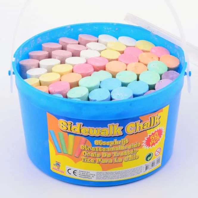 Křídy na chodník 50 ks