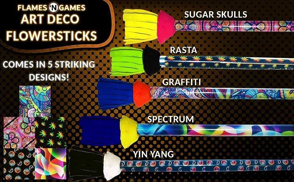 FNG ART-DECO FLOWER STICK