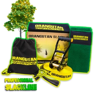 ORANGUTAN SLACKLINE 15M - 50MM s ochranou stromů